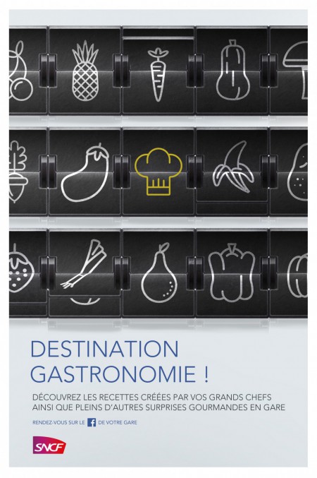 SNCF, Votre gare se met à l’heure gourmande de la gastronomie !