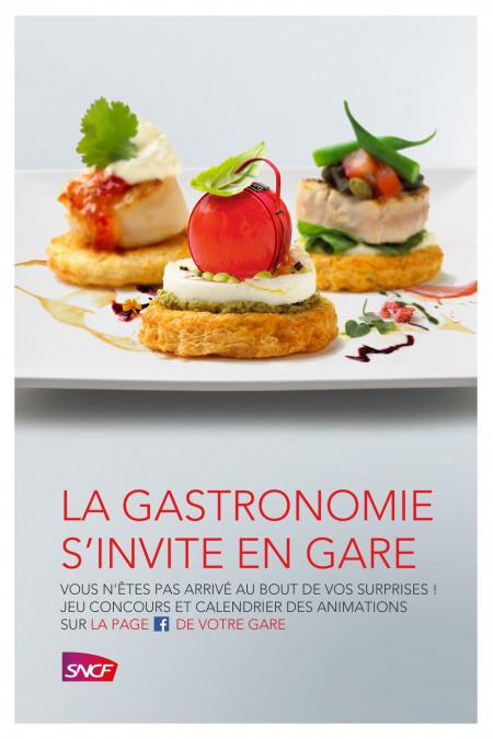 SNCF, Votre gare se met à l’heure gourmande de la gastronomie !