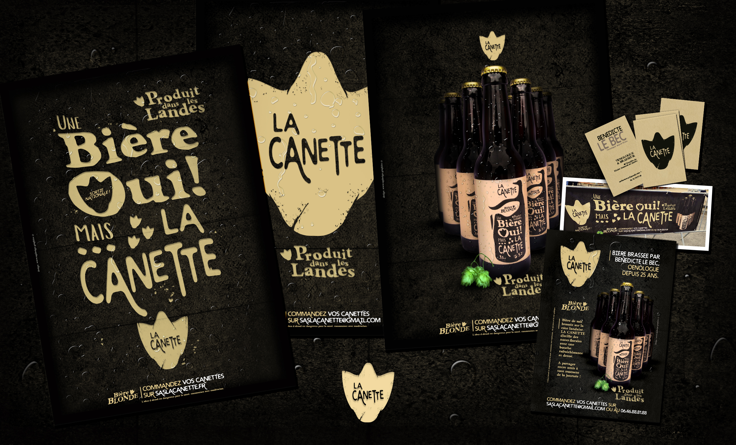 LA CANETTE, bière artisanale.